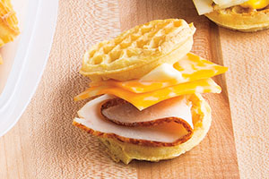 Mini Waffle Sandwiches