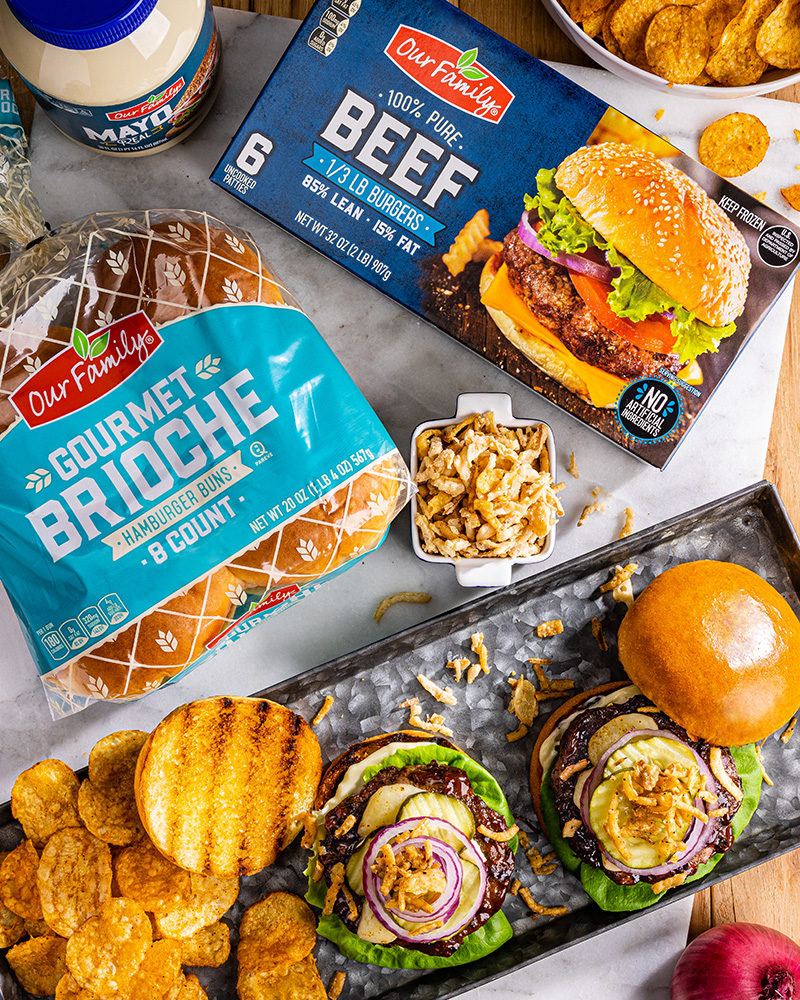 BBQ-Cheese Curd Burger