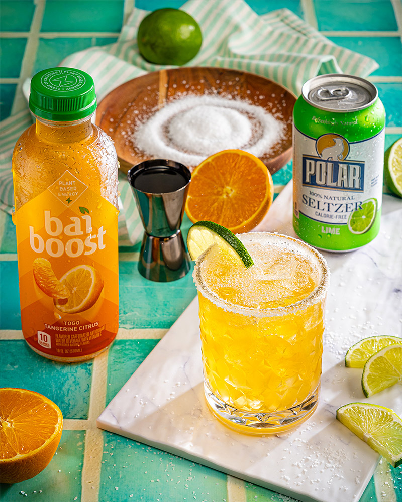 Boosted Bubbly Tangerine Margarita
