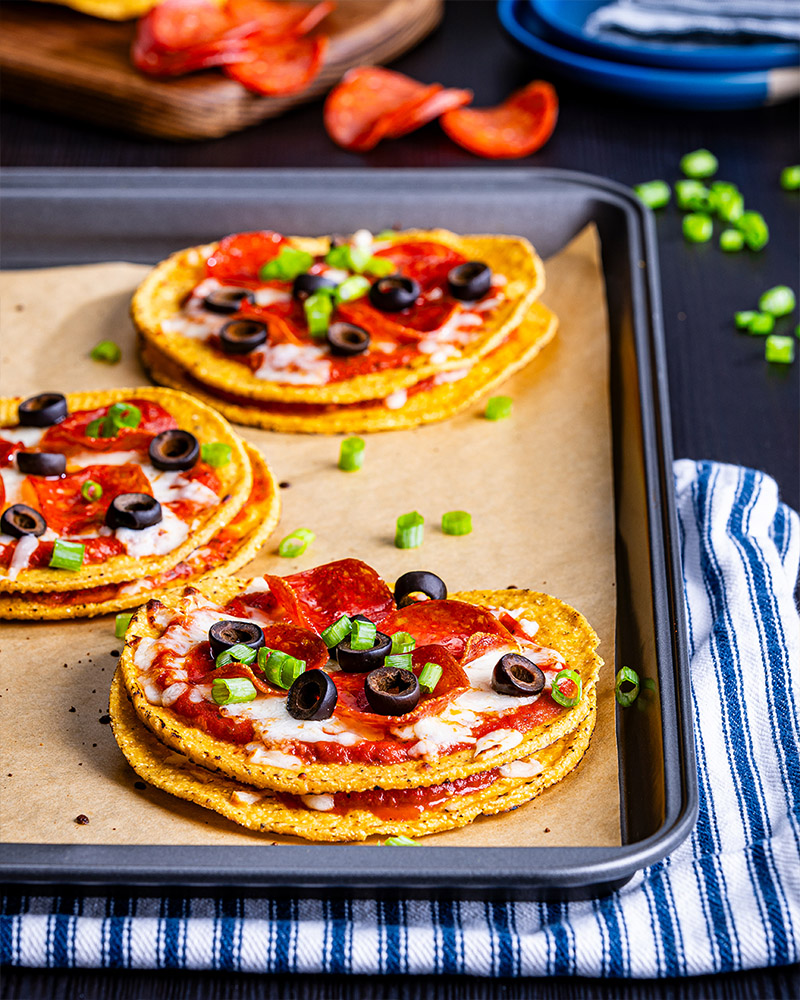 Double-Decker Tostada Pizzas