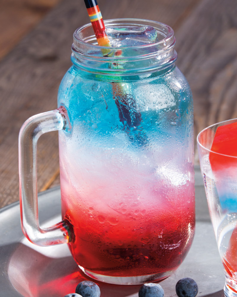 Fourth of July Layered Mocktail