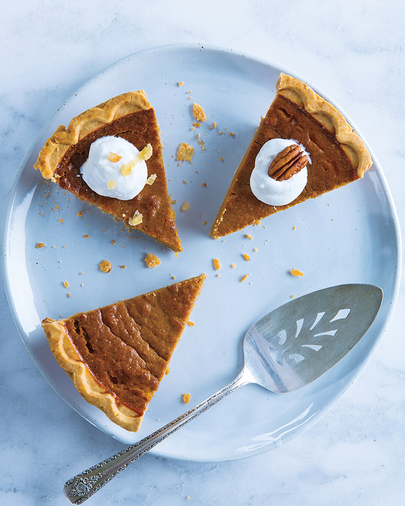 Gluten-Free Gingered Pumpkin Pie