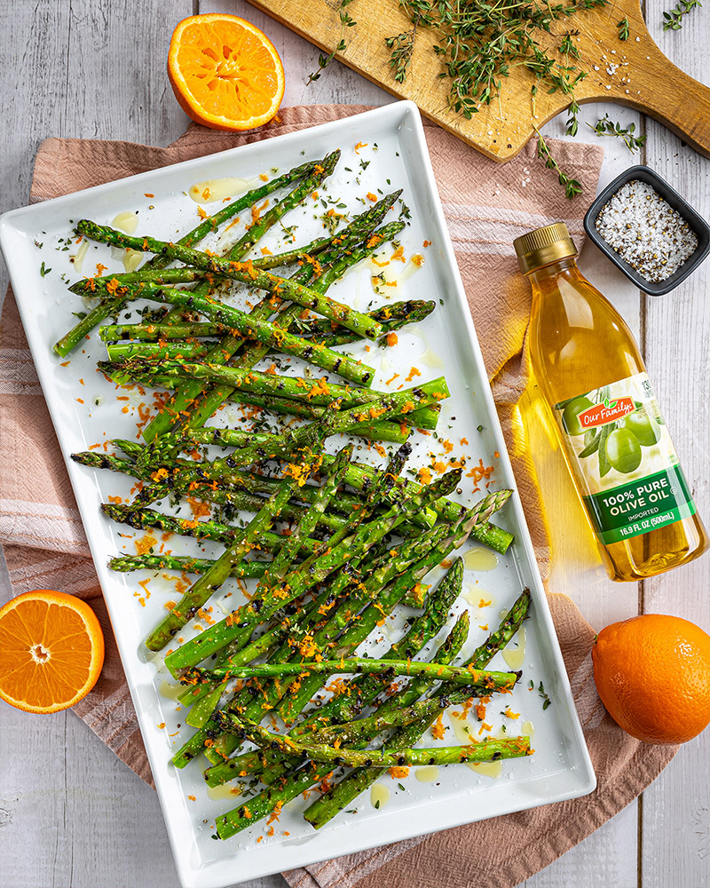Grilled Asparagus with Citrus Oil