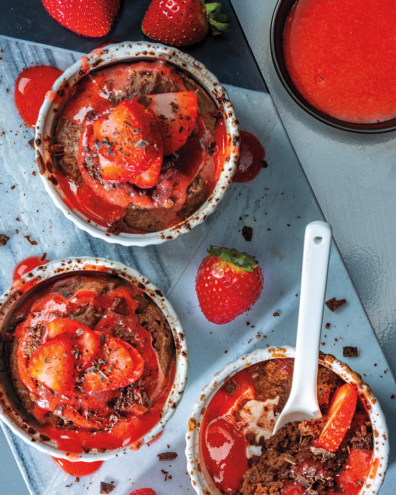 Strawberry Poppyseed Gazpacho