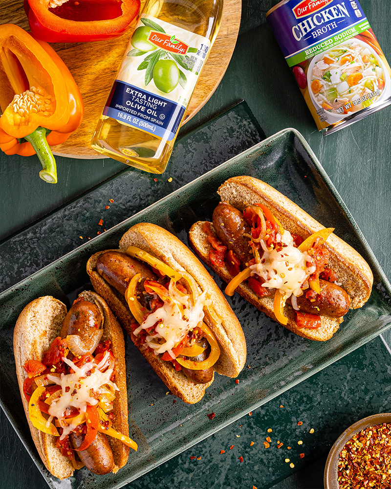 Instant Pot® Italian Chicken Sausage & Pepper Sandwiches