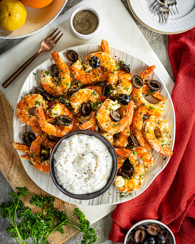 Olive & Citrus-Marinated Shrimp