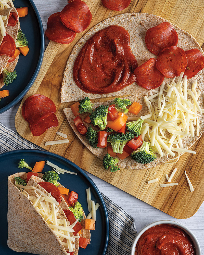 Pizza Tortilla Hack Wrap