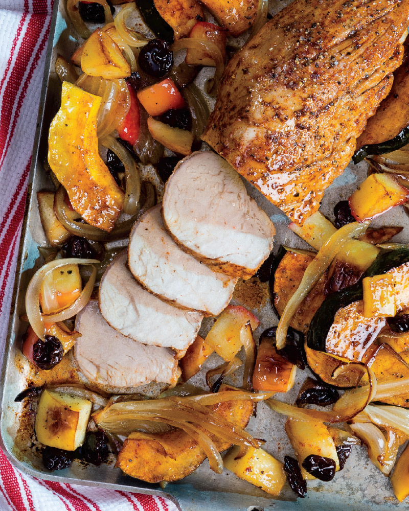 Sheet-Pan Pork Tenderloin & Apples