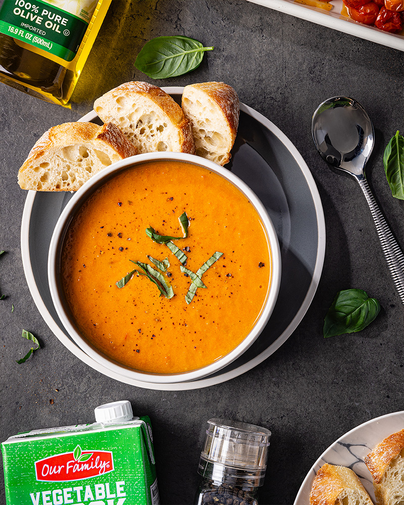 Sheet-Pan Tomato Bisque