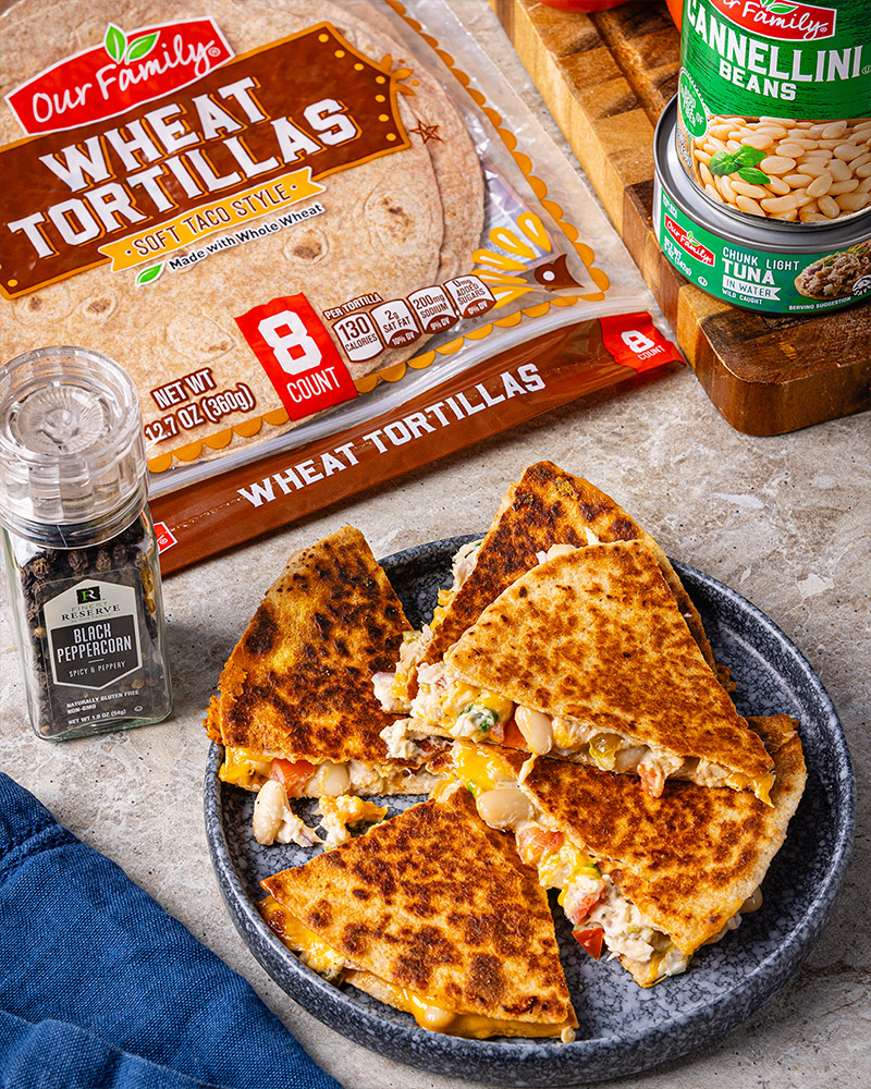 Tuna Melt Quesadillas