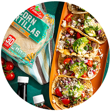 Grilled Portobello & Walnut Tacos