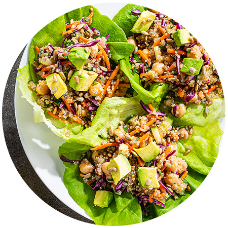 Quinoa Lettuce Wraps 