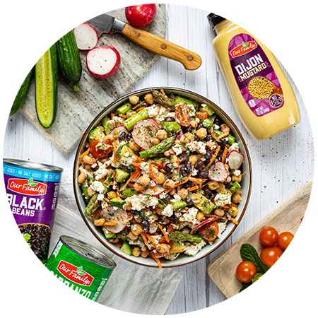 Spring Dense Bean Salad 