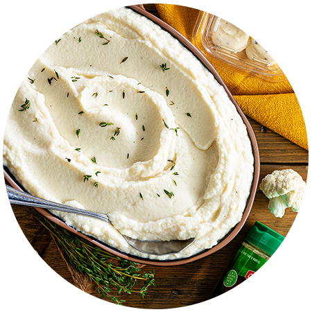 Truffle-Parmesan Cauliflower Mash 